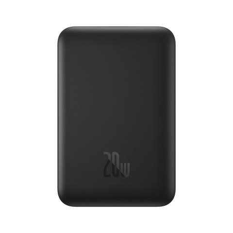 Mini powerbank 10000mAh z ładowaniem indukcyjnym MagSafe 15W PD QC 20W czarny Mini powerbank 10000mAh z ładowaniem indukcyjnym MagSafe 15W PD QC 20W czarny