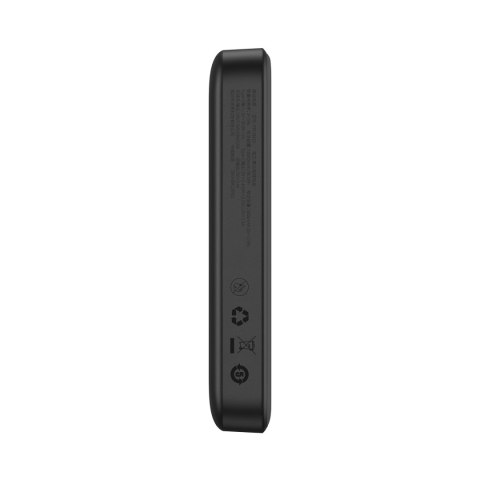Mini powerbank 10000mAh z ładowaniem indukcyjnym MagSafe 15W PD QC 20W czarny Mini powerbank 10000mAh z ładowaniem indukcyjnym MagSafe 15W PD QC 20W czarny