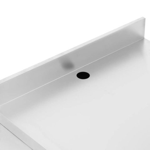 Szafka pod ekspres do kawy z rantem 2 szuflady pojemnik STAL 60x82x95 cm Szafka pod ekspres do kawy z rantem 2 szuflady pojemnik STAL 60x82x95 cm