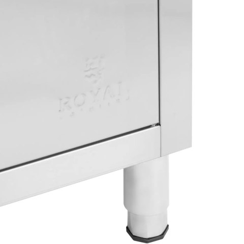 Szafka pod ekspres do kawy z rantem 2 szuflady pojemnik STAL 60x82x95 cm Szafka pod ekspres do kawy z rantem 2 szuflady pojemnik STAL 60x82x95 cm