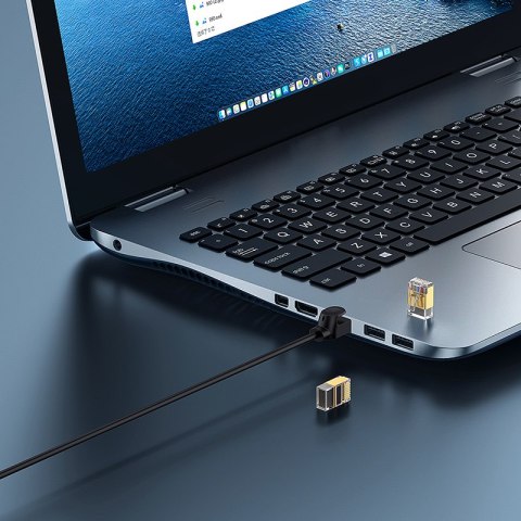 Szybki cienki kabel sieciowy RJ45 cat. 7 10Gbps 5m czarny Szybki cienki kabel sieciowy RJ45 cat. 7 10Gbps 5m czarny