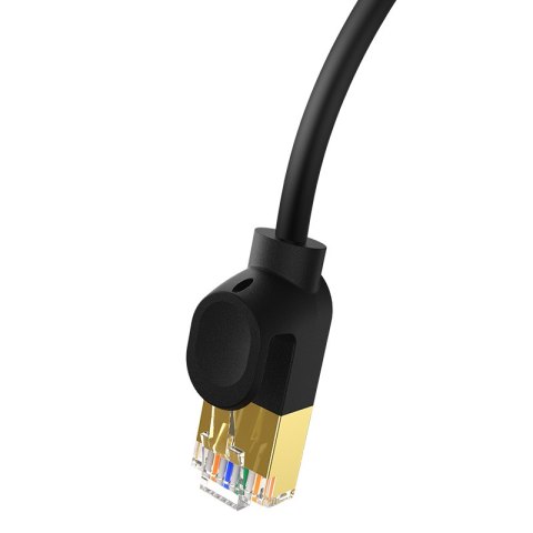 Szybki cienki kabel sieciowy RJ45 cat. 7 10Gbps 5m czarny Szybki cienki kabel sieciowy RJ45 cat. 7 10Gbps 5m czarny