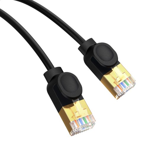 Szybki cienki kabel sieciowy RJ45 cat. 7 10Gbps 5m czarny Szybki cienki kabel sieciowy RJ45 cat. 7 10Gbps 5m czarny