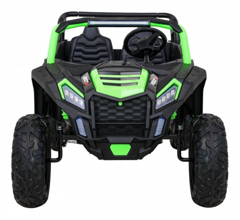 Buggy ATV Strong Racing dla 2 dzieci Zielony + Silnik bezszczotkowy + Pompowane koła + Audio LED Buggy ATV Strong Racing dla 2 dzieci Zielony + Silnik bezszczotkowy + Pompowane koła + Audio LED