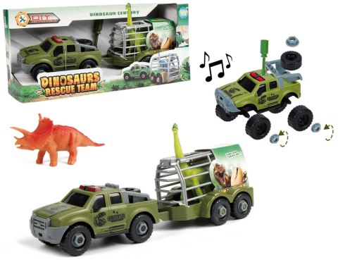ZESTAW AUTO JEEP DINOZAUR DO SKRĘCANIA EDUKACYJNY ZESTAW AUTO JEEP DINOZAUR DO SKRĘCANIA EDUKACYJNY