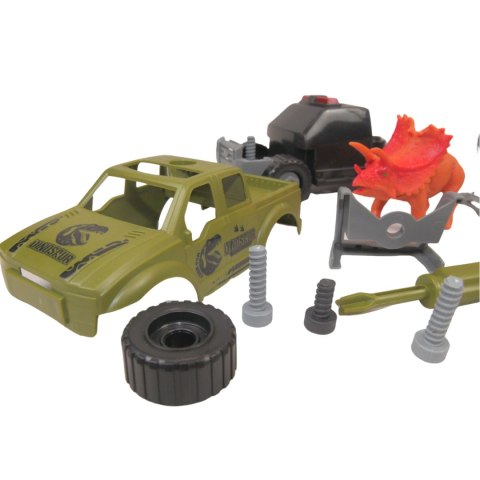 ZESTAW AUTO JEEP DINOZAUR DO SKRĘCANIA EDUKACYJNY ZESTAW AUTO JEEP DINOZAUR DO SKRĘCANIA EDUKACYJNY