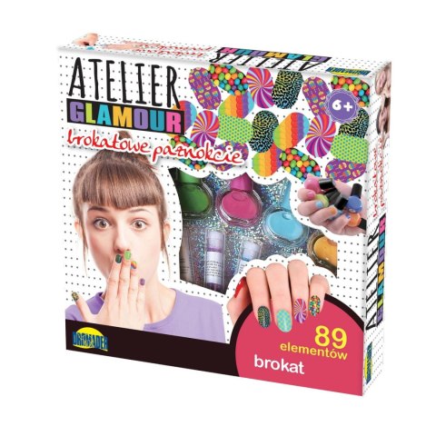 ATELIER GLAMOUR BROKATOWE PAZNOKCIE ATELIER GLAMOUR BROKATOWE PAZNOKCIE
