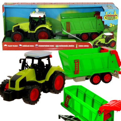 INTERAKTYWNY TRAKTOR CIĄGNIK PRZYCZEPA ROZRZUTNIK INTERAKTYWNY TRAKTOR CIĄGNIK PRZYCZEPA ROZRZUTNIK