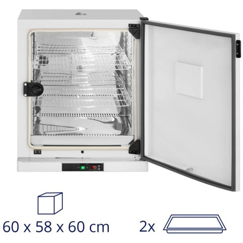 Inkubator laboratoryjny cieplarka z wymuszonym obiegiem powietrza 70C 210 l Inkubator laboratoryjny cieplarka z wymuszonym obiegiem powietrza 70C 210 l