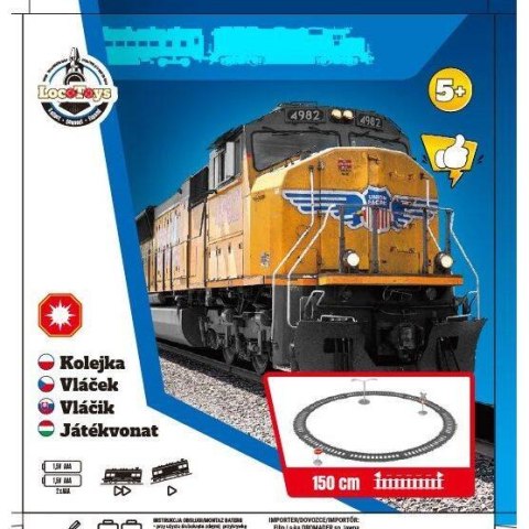 LOCOTOYS -KOLEJKA z torem 135cm1254683 LOCOTOYS -KOLEJKA z torem 135cm1254683
