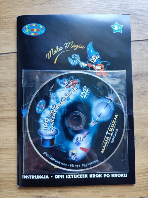MAŁY MAGIK DVD PREZENT MAGIA SZTUCZKI MAGICZNE 100 MAŁY MAGIK DVD PREZENT MAGIA SZTUCZKI MAGICZNE 100