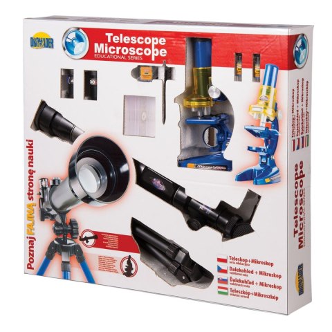 TELESKOP + MIKROSKOP -zestaw edu-10509 TELESKOP + MIKROSKOP -zestaw edu-10509
