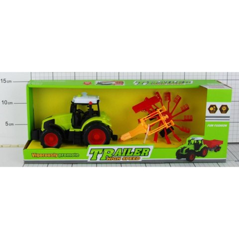 TRAKTOR(DŹWIĘKI) Z PRZYCZEPĄ W PUDEŁKU TRAKTOR(DŹWIĘKI) Z PRZYCZEPĄ W PUDEŁKU
