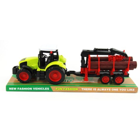 TRAKTOR Z PRZYCZEPĄ POD KLOSZEM TRAKTOR Z PRZYCZEPĄ POD KLOSZEM