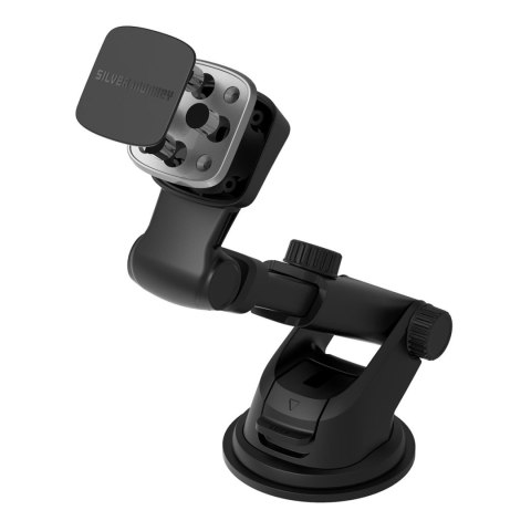 Uchwyt na telefon magnetyczny teleskopowy na szybę i kokpit samochodu czarny Uchwyt na telefon magnetyczny teleskopowy na szybę i kokpit samochodu czarny
