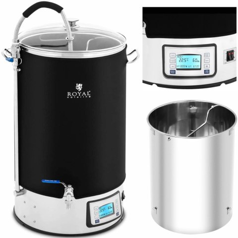 Kocioł warzelny zacierny do produkcji piwa brzeczki LCD 10-100C 60 l Kocioł warzelny zacierny do produkcji piwa brzeczki LCD 10-100C 60 l