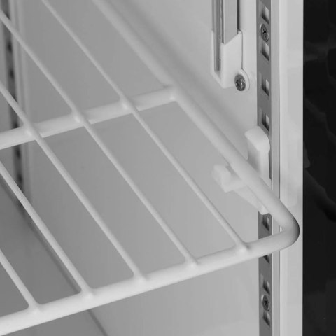 Lodówka chłodziarka gastronomiczna przeszklona 4 półki 380 l 215 W Lodówka chłodziarka gastronomiczna przeszklona 4 półki 380 l 215 W