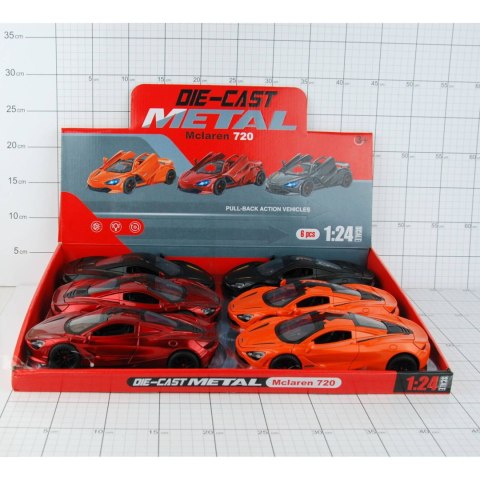 SAMOCHÓD METAL 1:24 ŚW./DŹW. 1 SZT. SAMOCHÓD METAL 1:24 ŚW./DŹW. 1 SZT.