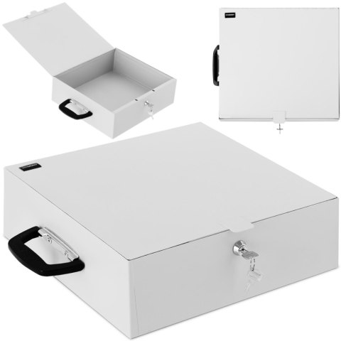 Sejf kasetka metalowa na dokumenty zamykana na klucz 350 x 320 x 110 mm DIN A5 Sejf kasetka metalowa na dokumenty zamykana na klucz 350 x 320 x 110 mm DIN A5