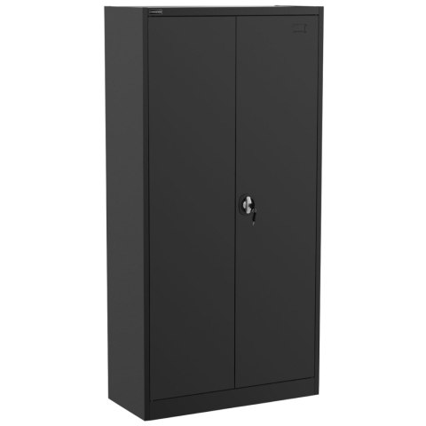Szafa biurowa metalowa na dokumenty 4 półki z drzwiami uchylnymi wys. 180 cm ANTRACYTOWA Szafa biurowa metalowa na dokumenty 4 półki z drzwiami uchylnymi wys. 180 cm ANTRACYTOWA