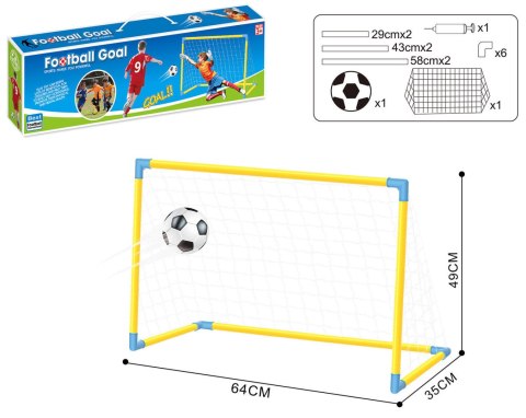 BRAMKA Z PIŁKĄ 64x35x49 BRAMKA Z PIŁKĄ 64x35x49