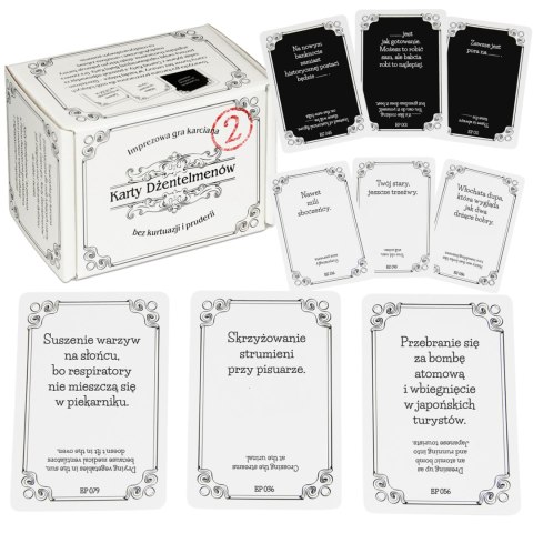 Gra Karciana "Karty Dżentelmenów" - Epizod Drugi Zestaw Kart Gra Imprezowa Gra Karciana "Karty Dżentelmenów" - Epizod Drugi Zestaw Kart Gra Imprezowa