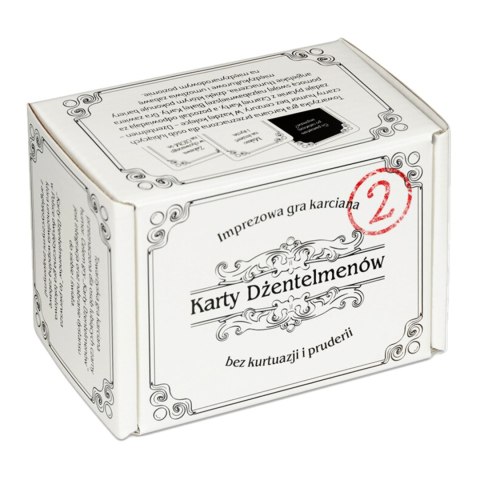 Gra Karciana "Karty Dżentelmenów" - Epizod Drugi Zestaw Kart Gra Imprezowa Gra Karciana "Karty Dżentelmenów" - Epizod Drugi Zestaw Kart Gra Imprezowa