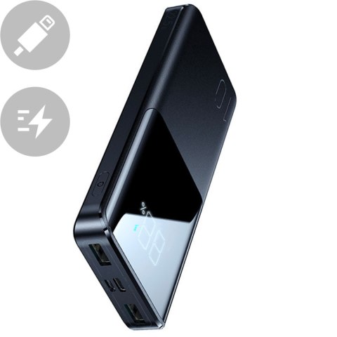 Powerbank 22.5W 10000mAh PD QC3.0 AFC czarny Powerbank 22.5W 10000mAh PD QC3.0 AFC czarny