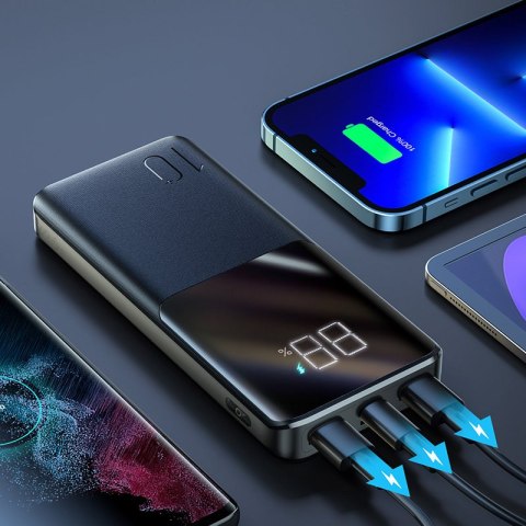 Powerbank 22.5W 10000mAh PD QC3.0 AFC czarny Powerbank 22.5W 10000mAh PD QC3.0 AFC czarny