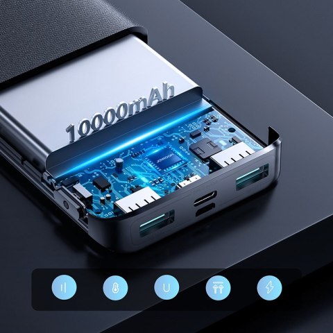 Powerbank 22.5W 10000mAh PD QC3.0 AFC czarny Powerbank 22.5W 10000mAh PD QC3.0 AFC czarny