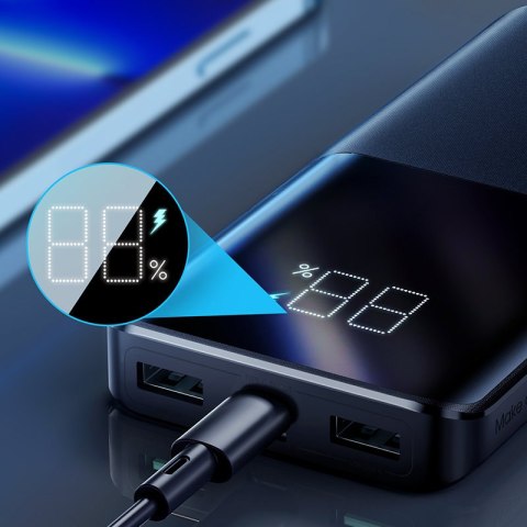 Powerbank 22.5W 10000mAh PD QC3.0 AFC czarny Powerbank 22.5W 10000mAh PD QC3.0 AFC czarny