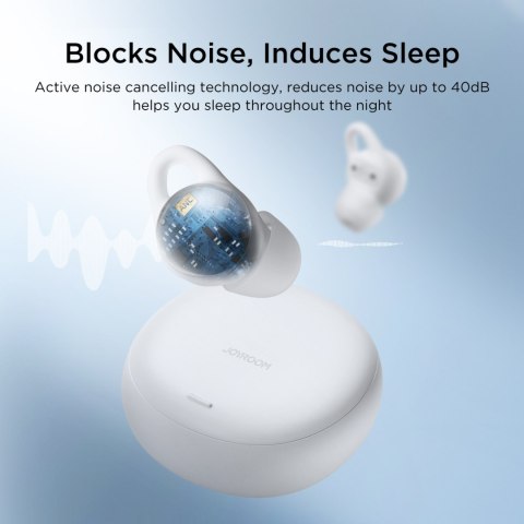 Słuchawki bezprzewodowe TWS Cozydots Series z aktywną redukcją szumów Bluetooth 5.3 białe Słuchawki bezprzewodowe TWS Cozydots Series z aktywną redukcją szumów Bluetooth 5.3 białe