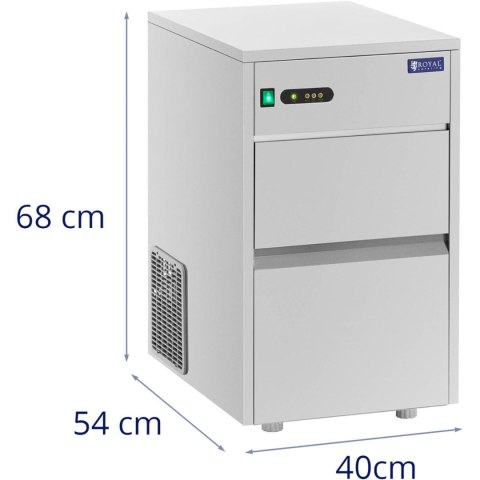 Barowa kostkarka maszyna do kostek lodu 50 kg/dzień 7 kg 310 W Barowa kostkarka maszyna do kostek lodu 50 kg/dzień 7 kg 310 W