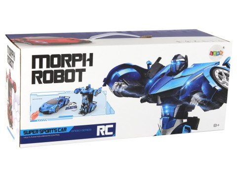 Samochód- Robot Transformacja R/C 1:10 Niebieski Sterowanie Gestami Samochód- Robot Transformacja R/C 1:10 Niebieski Sterowanie Gestami