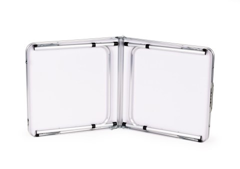 Stolik turystyczny stół składany kemping biały blat 120 x 60 cm Stolik turystyczny stół składany kemping biały blat 120 x 60 cm