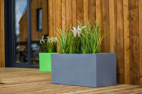 Designerska donica MONUMO LUNGO Antracytowa Designerska donica MONUMO LUNGO Antracytowa