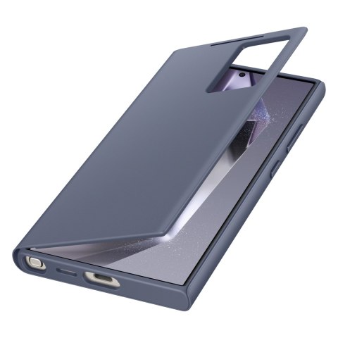 Oryginalne etui case Smart View Wallet z klapką do Samsung Galaxy S24 Ultra fioletowy Oryginalne etui case Smart View Wallet z klapką do Samsung Galaxy S24 Ultra fioletowy