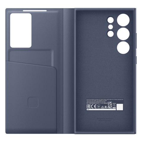 Oryginalne etui case Smart View Wallet z klapką do Samsung Galaxy S24 Ultra fioletowy Oryginalne etui case Smart View Wallet z klapką do Samsung Galaxy S24 Ultra fioletowy