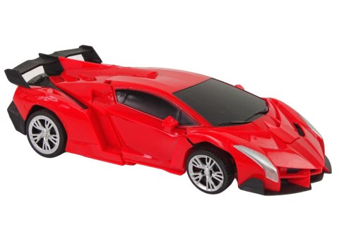 Auto Robot Transformer 2w1 Pilot R/C Zdalnie sterowane Czerwony Auto Robot Transformer 2w1 Pilot R/C Zdalnie sterowane Czerwony