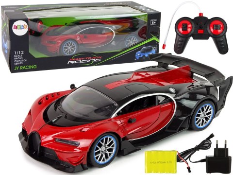 Auto Zdalnie Sterowane Otwierane Drzwi Z Pilota Czerwony 1:12 Auto Zdalnie Sterowane Otwierane Drzwi Z Pilota Czerwony 1:12