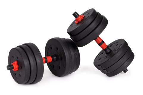Hantle regulowane 2 x 20 kg sztanga zestaw 40 kg gryf Hantle regulowane 2 x 20 kg sztanga zestaw 40 kg gryf