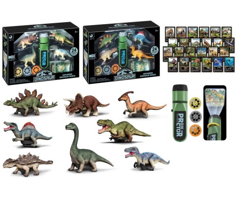 PROJEKTOR Z DINOZAURAMI 1szt PROJEKTOR Z DINOZAURAMI 1szt