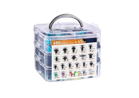 Zestaw Spinek Samochodowych W Organizerze 680el Zestaw Spinek Samochodowych W Organizerze 680el