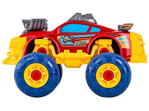 Sportowy, Terenowy Samochód do rozkręcania i skręcania 3w1 TUNING + Wkrętarka Monster Truck Sportowy, Terenowy Samochód do rozkręcania i skręcania 3w1 TUNING + Wkrętarka Monster Truck