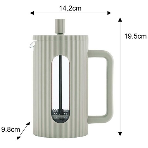 ZAPARZACZ TŁOKOWY DO KAWY/HERBATY 600ml KLAUSBERG KB-7750 ZIELONY ZAPARZACZ TŁOKOWY DO KAWY/HERBATY 600ml KLAUSBERG KB-7750 ZIELONY