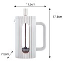 ZAPARZACZ TŁOKOWY DO KAWY/HERBATY Z 350ml KLAUSBERG KB-7743 BIAŁY