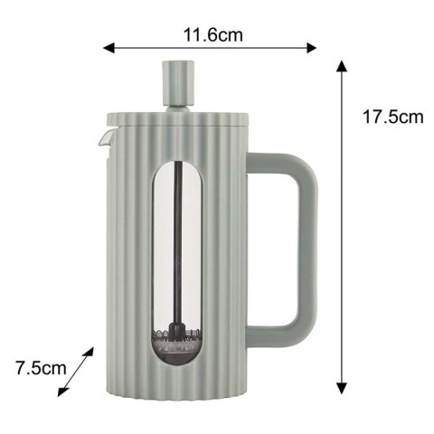 ZAPARZACZ TŁOKOWY DO KAWY/HERBATY Z 350ml KLAUSBERG KB-7745 ZIELONY ZAPARZACZ TŁOKOWY DO KAWY/HERBATY Z 350ml KLAUSBERG KB-7745 ZIELONY