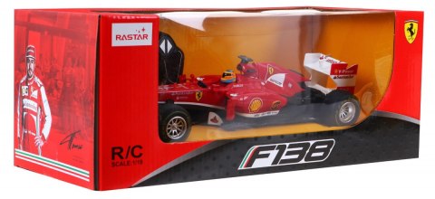Ferrari F138 RASTAR model 1:18 Zdalnie sterowany bolid + pilot 2,4 GHz Ferrari F138 RASTAR model 1:18 Zdalnie sterowany bolid + pilot 2,4 GHz