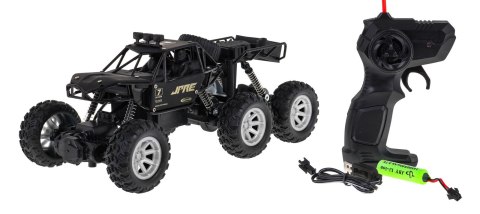 Metalowy crawler Rock Explorer 4x4 Zdalnie sterowany 1:18 Gumowe 6 kół Metalowy crawler Rock Explorer 4x4 Zdalnie sterowany 1:18 Gumowe 6 kół