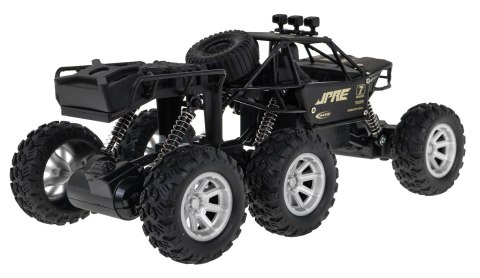 Metalowy crawler Rock Explorer 4x4 Zdalnie sterowany 1:18 Gumowe 6 kół Metalowy crawler Rock Explorer 4x4 Zdalnie sterowany 1:18 Gumowe 6 kół